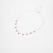 Lola Spice Charm Necklace - Platinum - 7