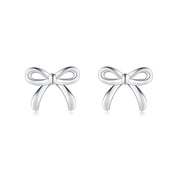 Lucia Silver Stud Earrings - 2