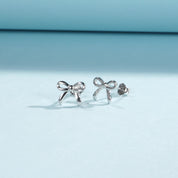 Lucia Silver Stud Earrings - 3