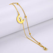 Luna Cat Anklet - Anklet - Gold - 4