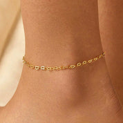 Luna Chain Anklet - Anklets - Gold - 1