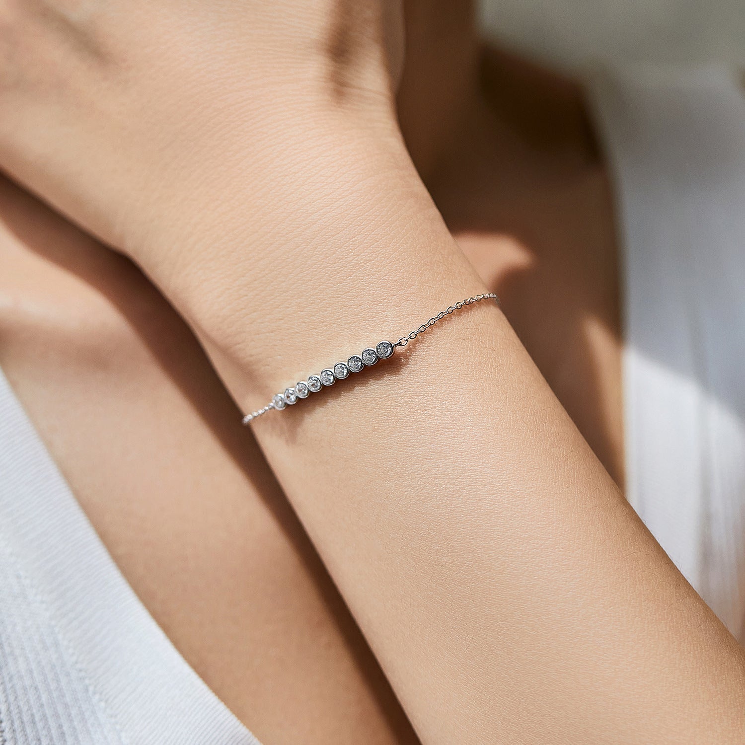Luna Sterling Silver Bracelet - 1