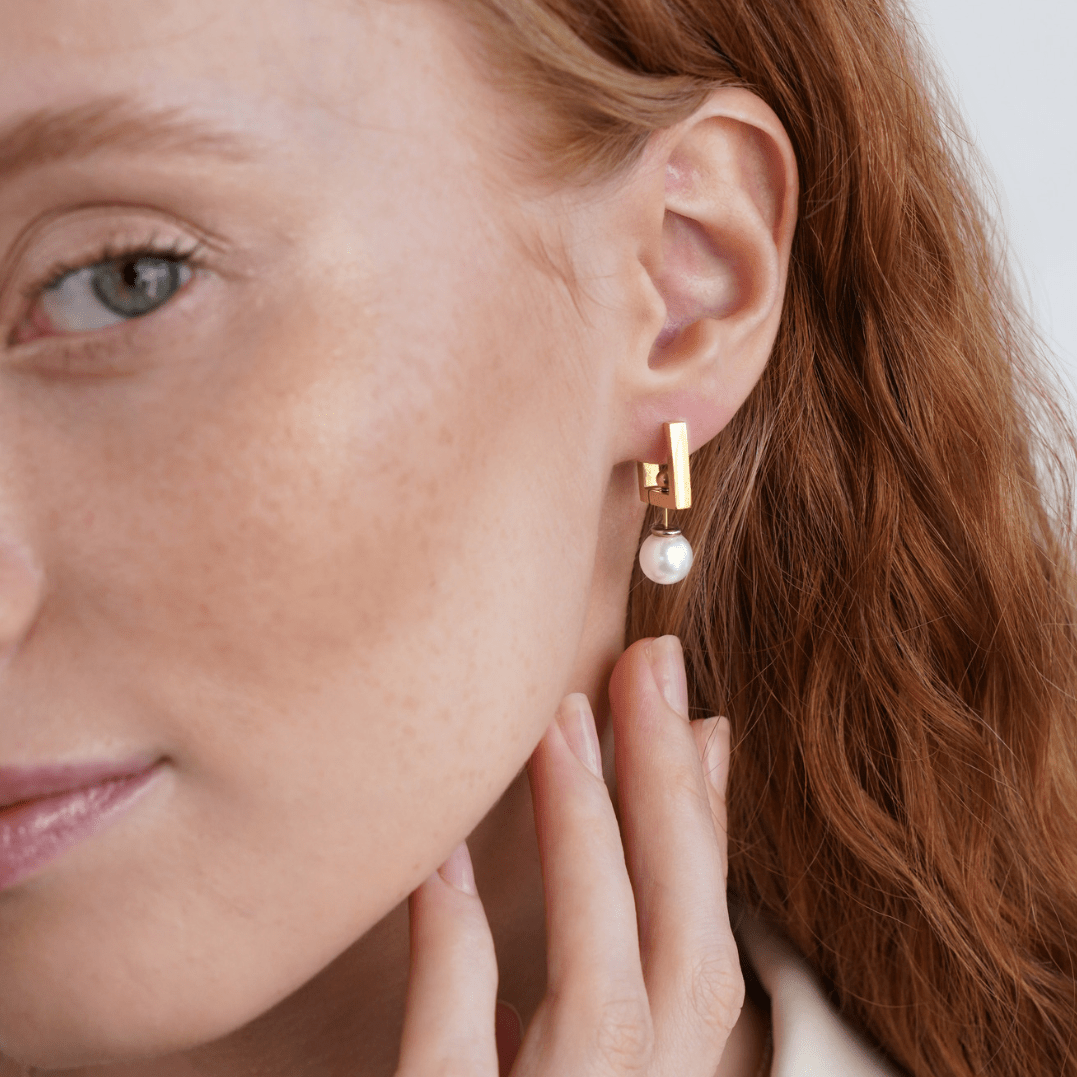 Lunette Pearl Frames - Earrings - 4