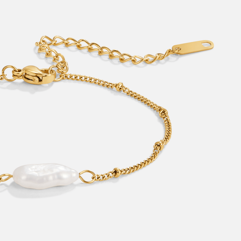 Luxe Baroque Pearl Bracelet - Bracelet - 2