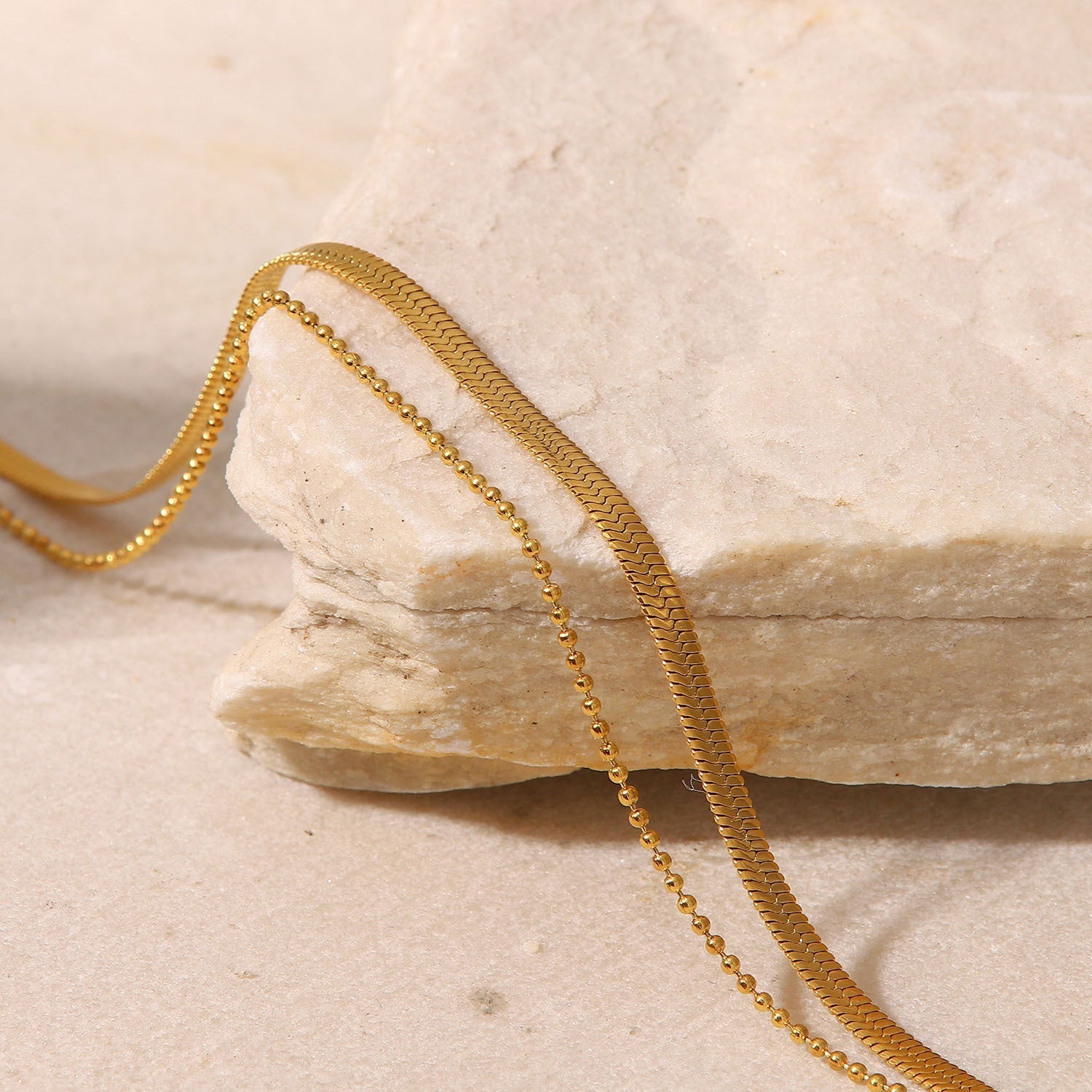 Lyra Bold Gold Anklet - NAVALLI