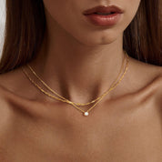 Mallory Gold Necklace - Gold - 1