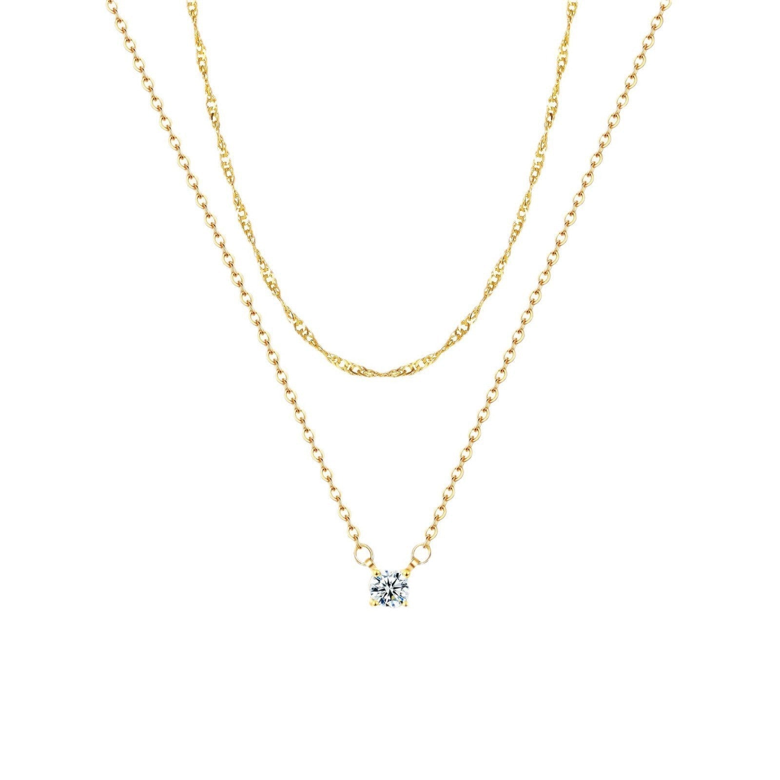 Mallory Gold Necklace - Gold - 3