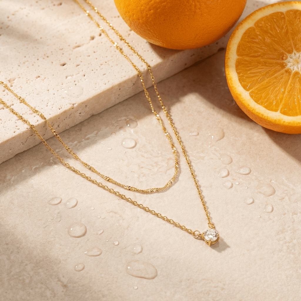 Mallory Gold Necklace - Gold - 3