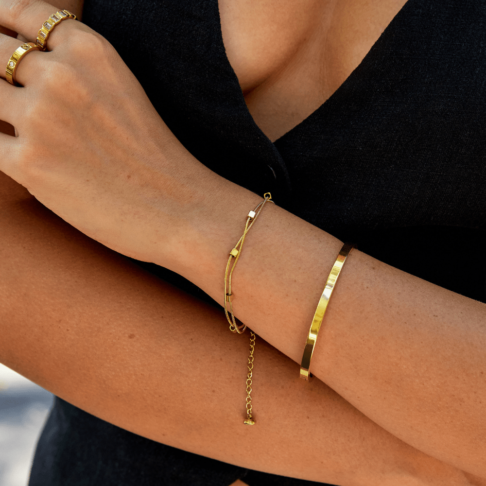 Mia Layered Cube Bracelet - My StoreBracelet