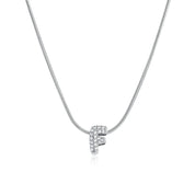 Mila Silver Bubble Letter Necklace