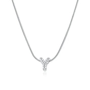 Mila Silver Bubble Letter Necklace