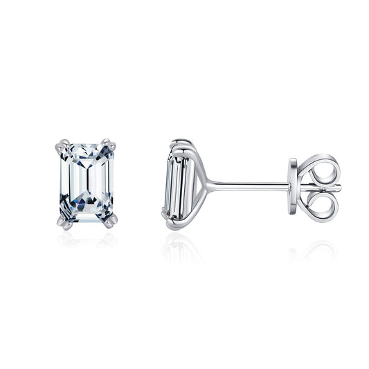 Mila Silver Stud Earrings - NAVALLI
