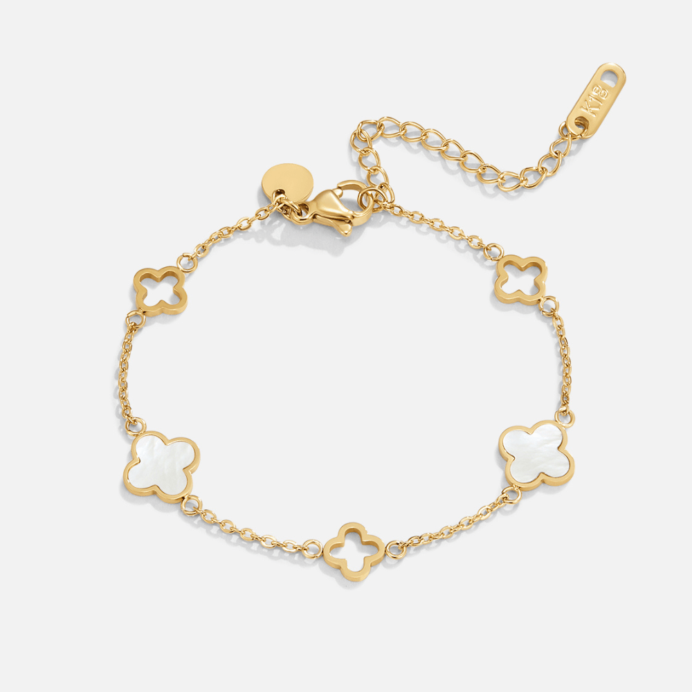 Mira Clover Chain Bracelet - Bracelet - 2