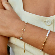 Mira Clover Chain Bracelet - Bracelet - 5