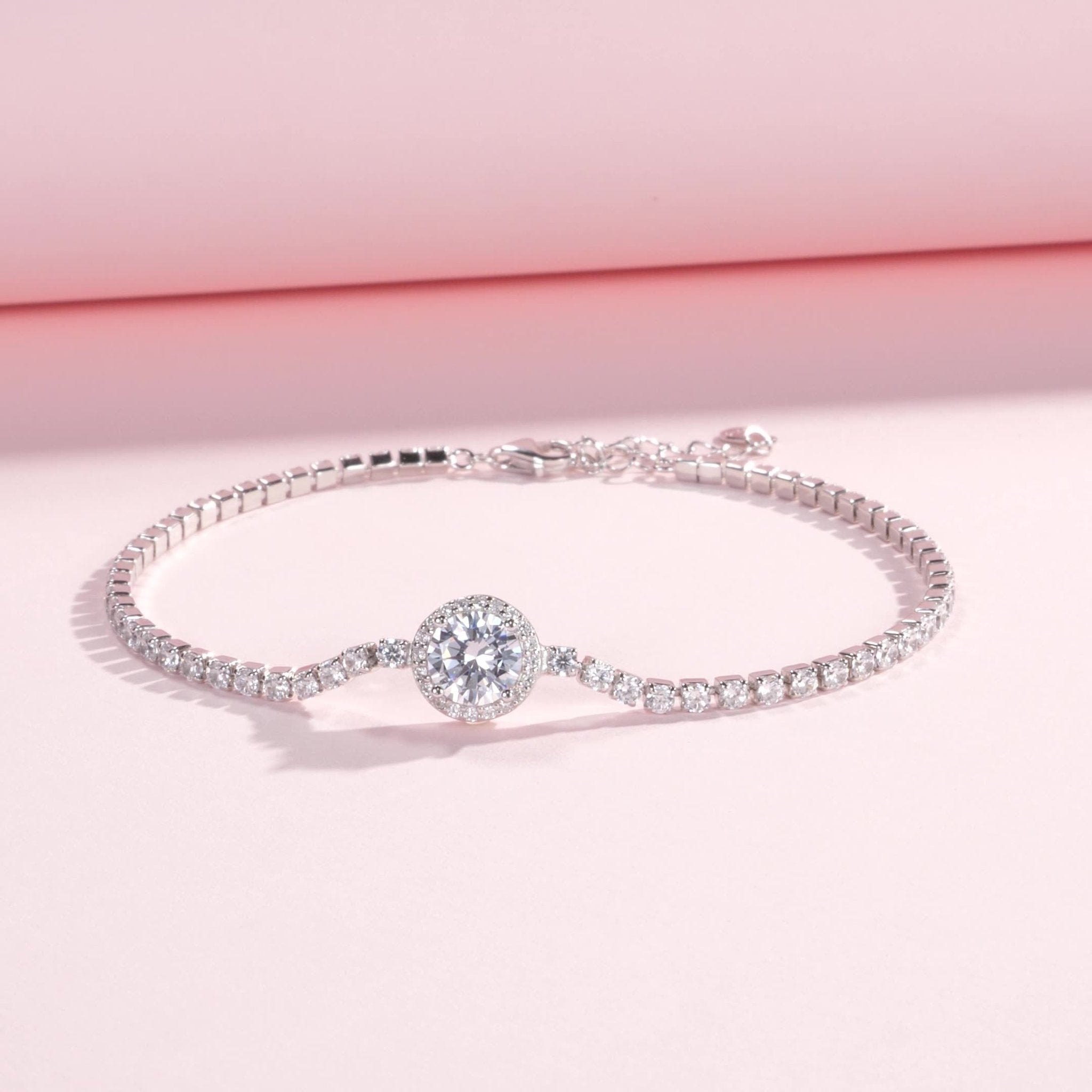 Mira Sterling Silver Bracelet - 4