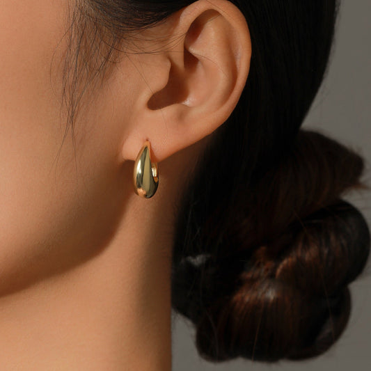 Mira Sterling Silver Hoops - NAVALLI