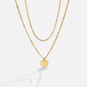 Miranda Gold Tiered Necklace - NAVALLINecklace