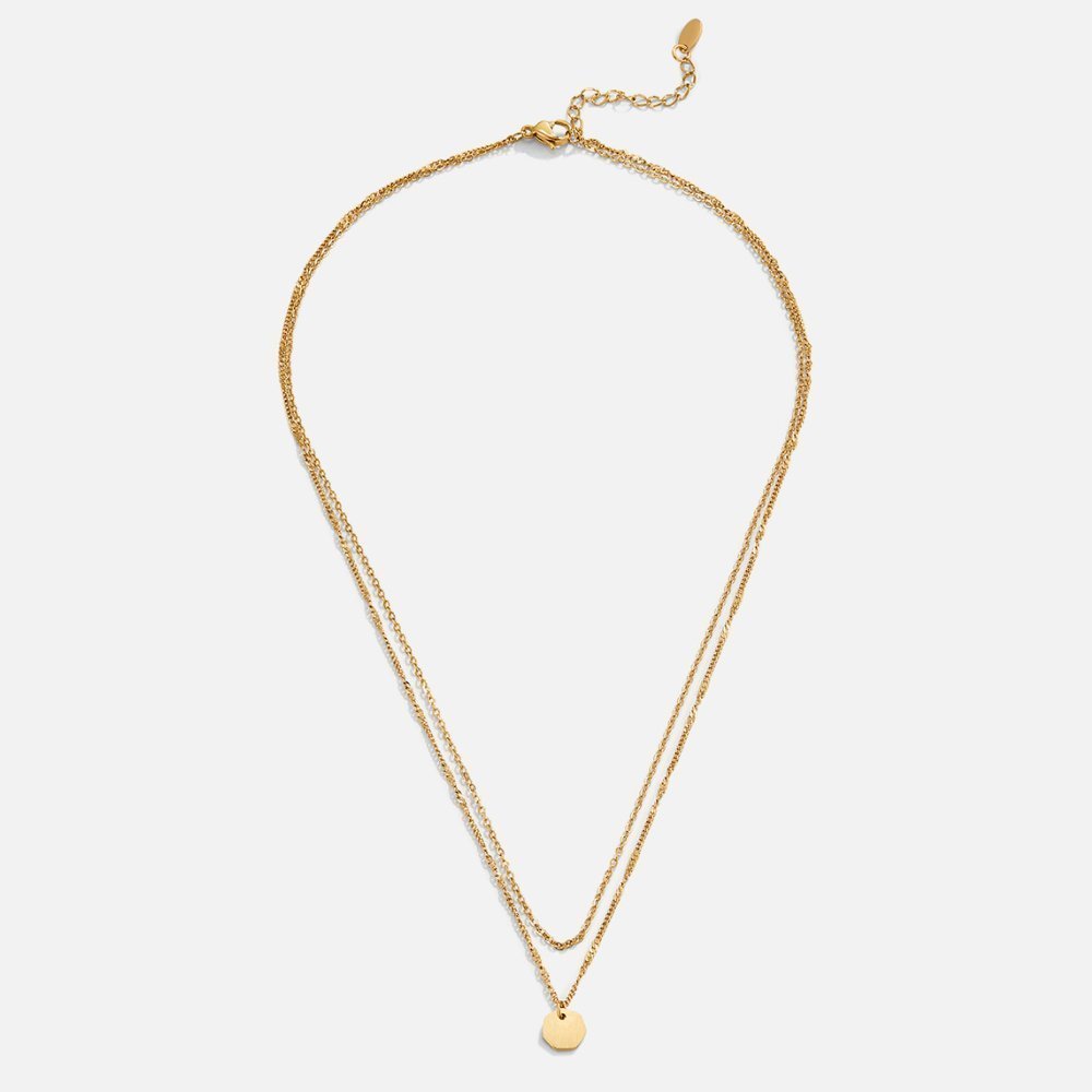 Miranda Gold Tiered Necklace - Necklace - 4