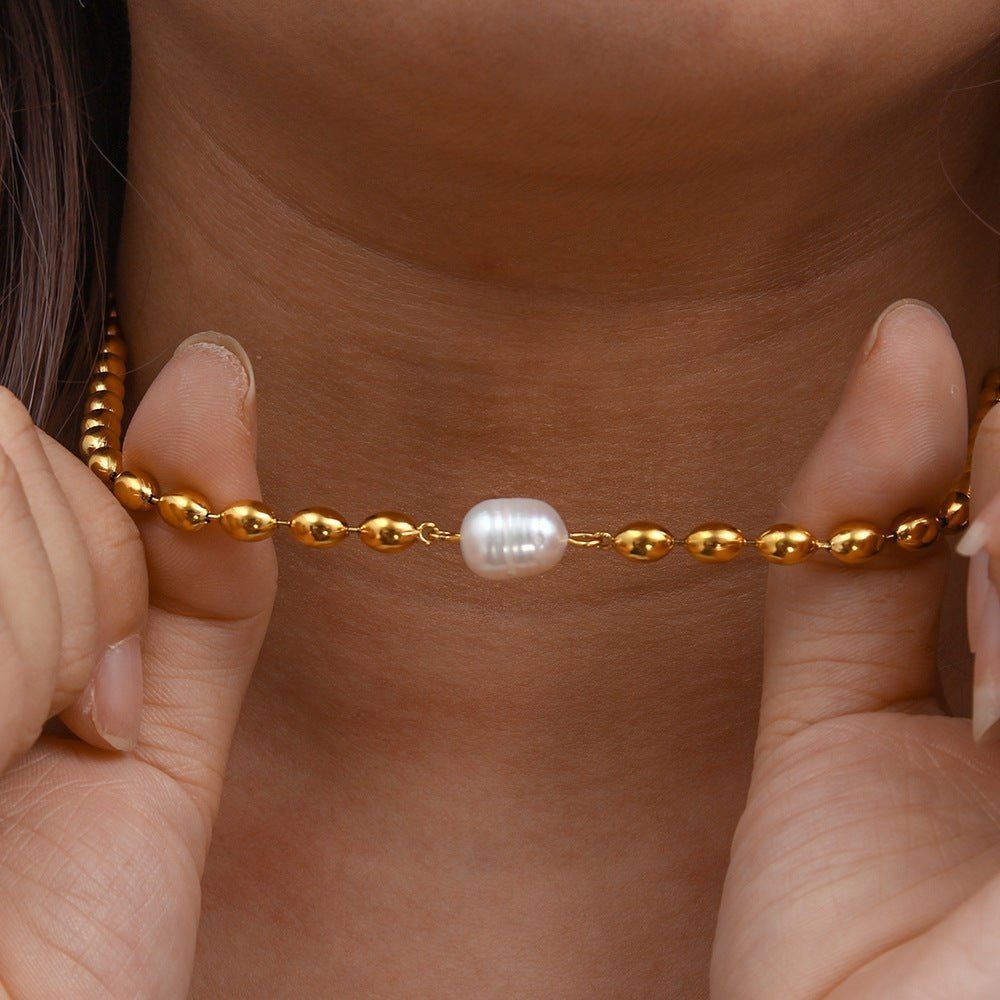 Mireya Pearl Choker - 5