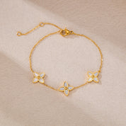 Nia Clover Bracelet - Gold - 3