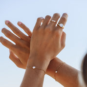 Nia Pearl Ring - ring - 6 - Gold Color - 10