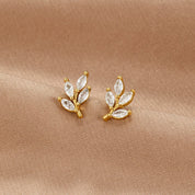 Nina Leaf Studs - Earrings - 3