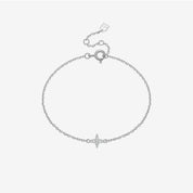 Noelle Star Bracelet - Platinum - 5