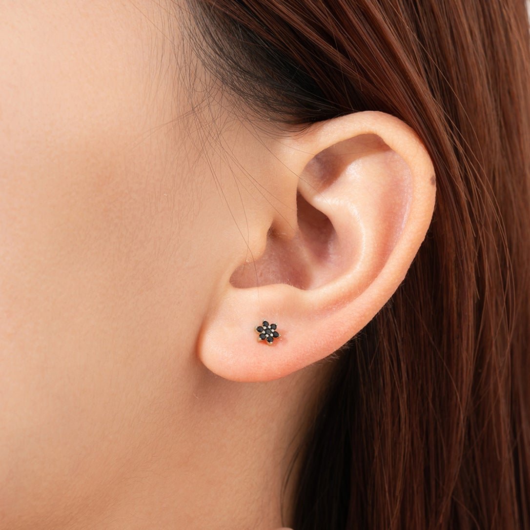 Nora Spark Studs - Gold - Crystal - 1