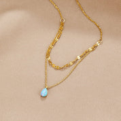 Nova Opal Drop Necklace - Necklace - 5