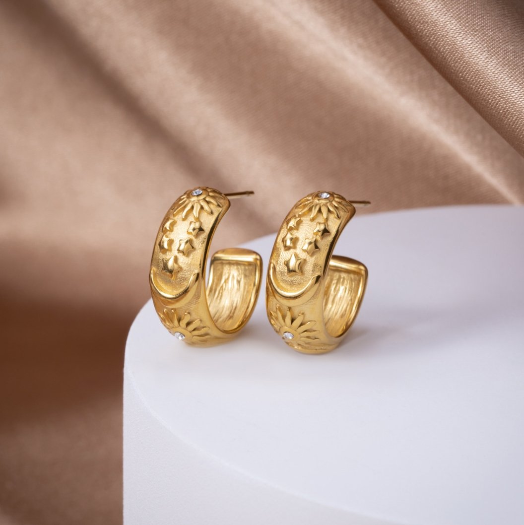 Nova Orbit Hoops - NAVALLIEarrings