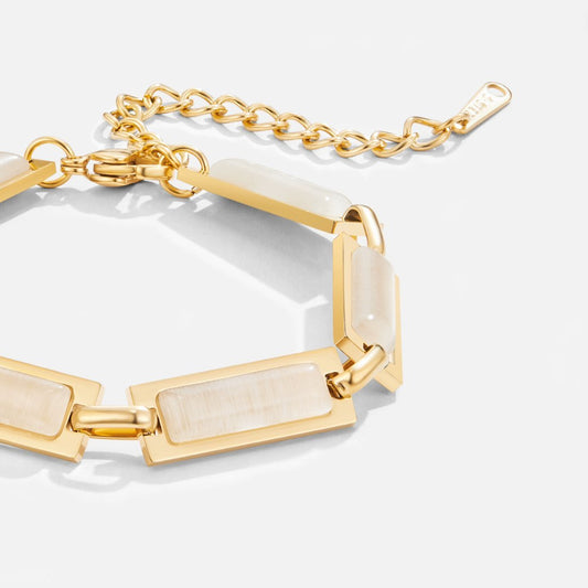Opal Gold Baguette Bracelet - My StoreBracelet