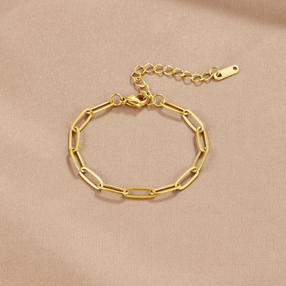 Paperclip Gold Bracelet - My StoreBracelet