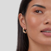 Pearl Twist Statement Hoops - NAVALLIEarrings