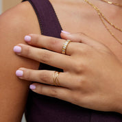 Poppy Crystal Ring - Ring - US 6 | UK L - 3