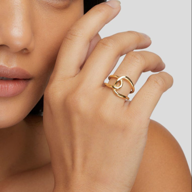 Poppy Gold Ring - NAVALLIRing