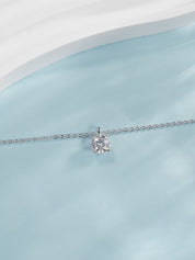 Elara Silver Pendant Necklace