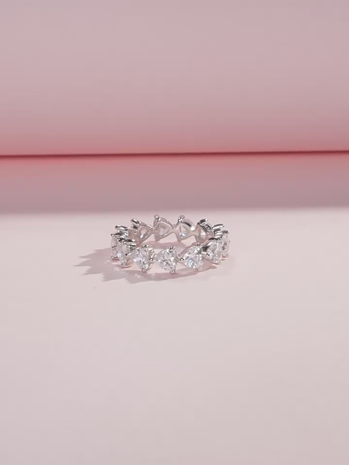 Freya Silver Crystal Ring