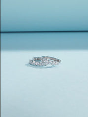 Clara Silver Hoop Earrings