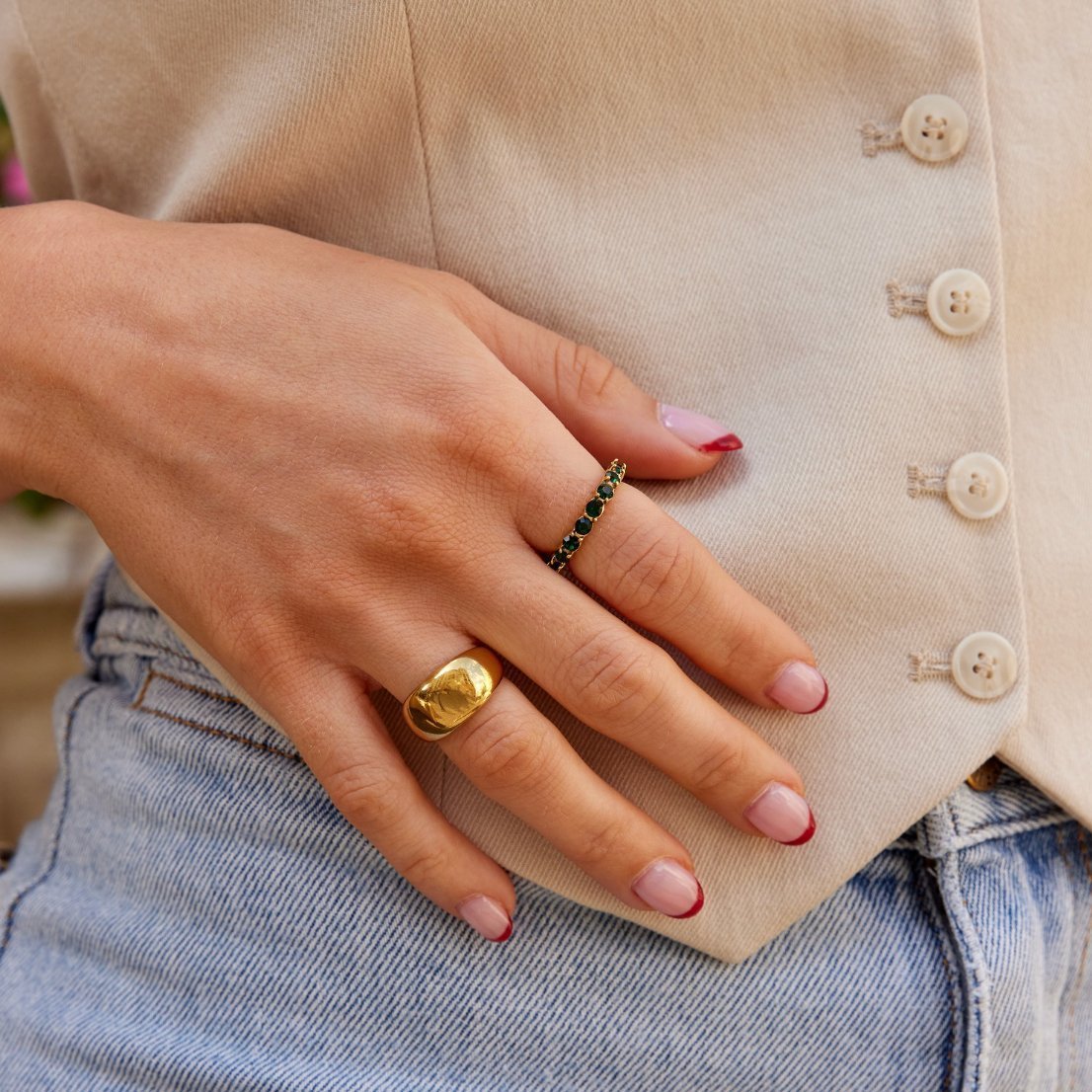 Quinn Crystal Ring - Ring - US 6 | UK L - 7