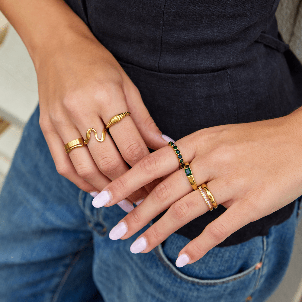 Quinn Crystal Ring - Ring - US 6 | UK L - 3