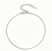Cleo Minimalist Silver Anklet