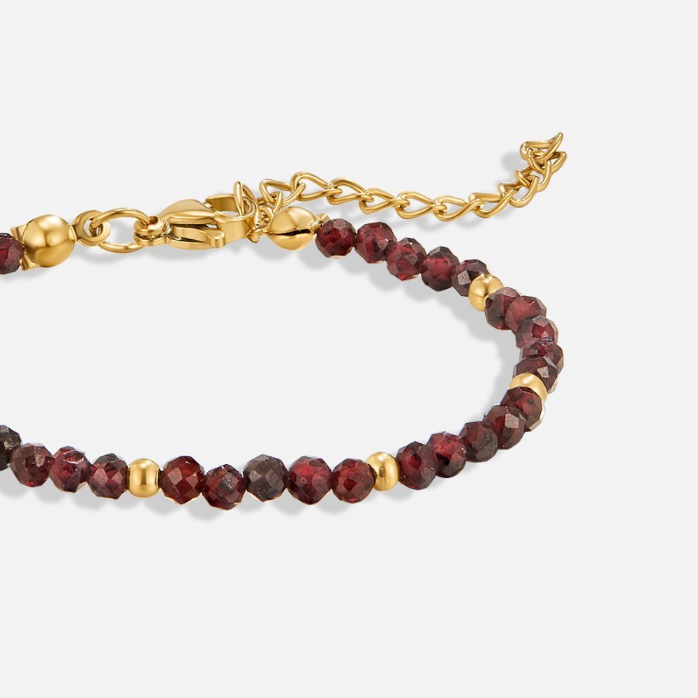 Ravenna Garnet Bead Bracelet - NAVALLIBracelet