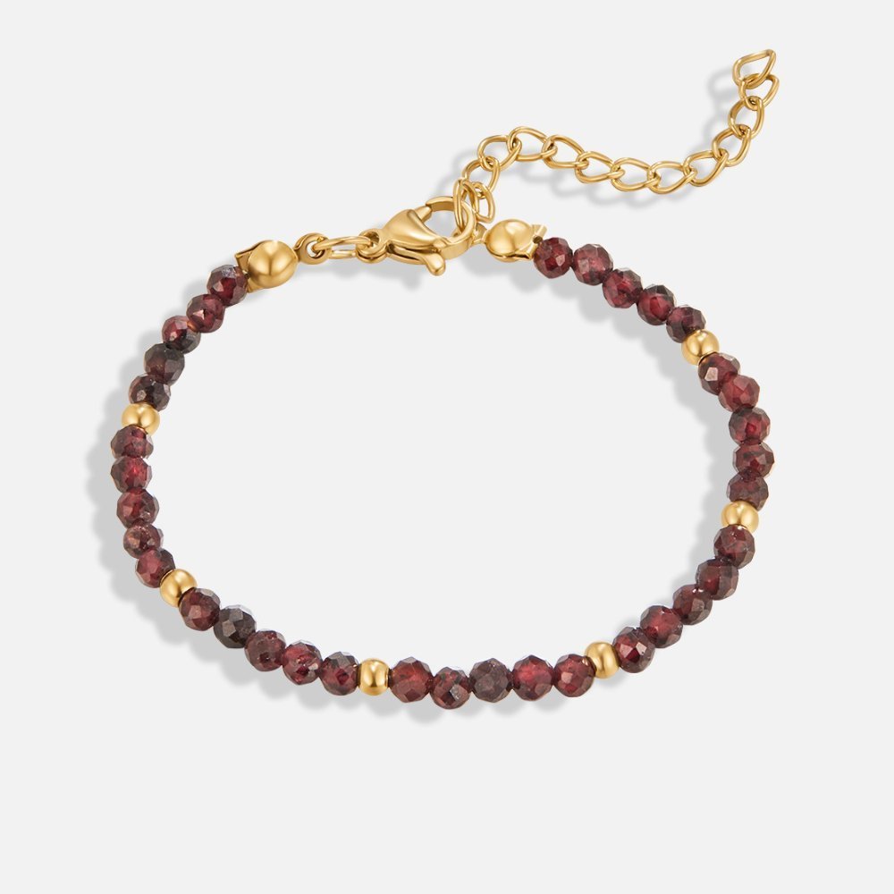 Ravenna Garnet Bead Bracelet - NAVALLIBracelet