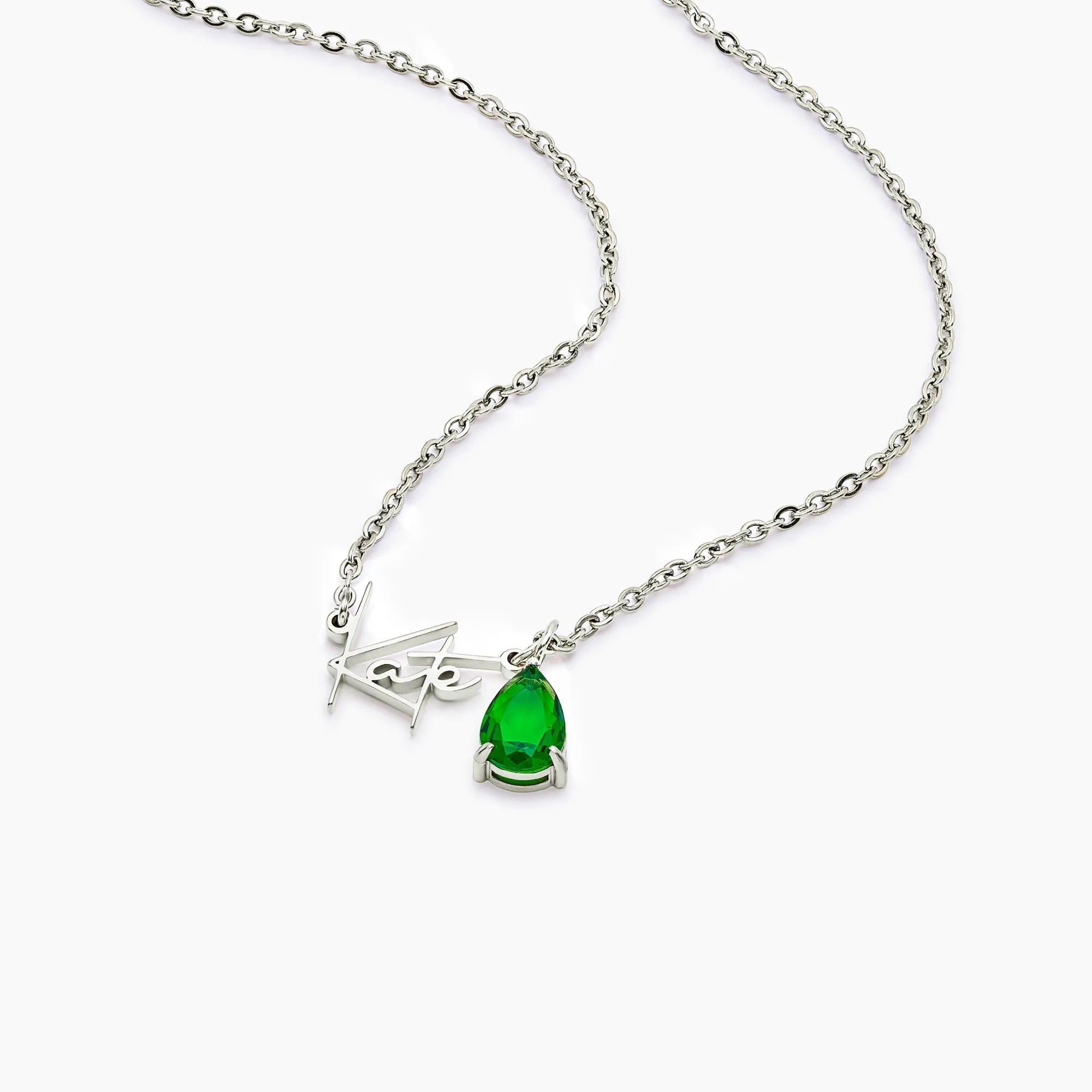 Personalized Name & Birthstone Necklace
