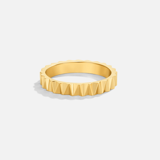 Reene Angular Gold Band