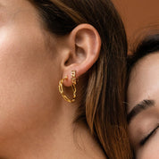 Rhea Bold Hoop Earrings - 3