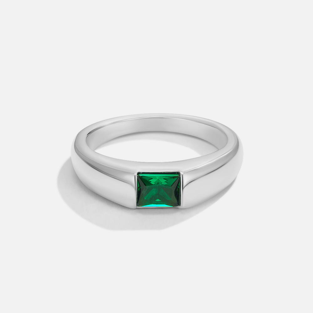 Rhea Emerald Ring - Ring - US 6 | UK L - 2