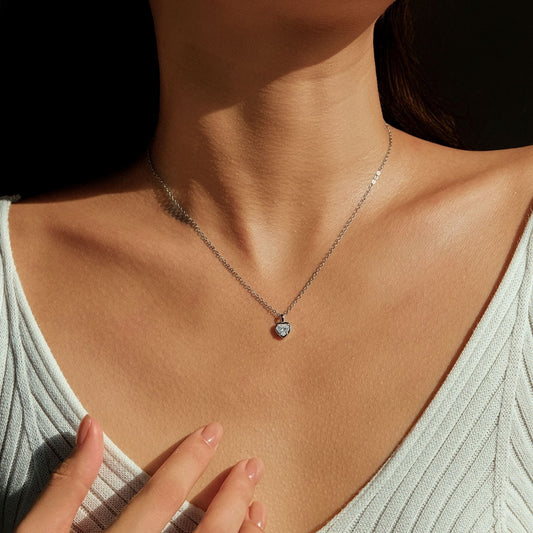 Rivka Silver Pendant Necklace - NAVALLI