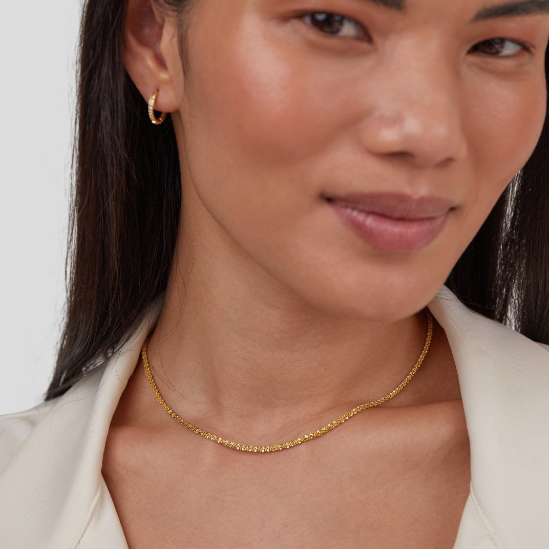 Roselle Gold Necklace - NAVALLINecklace