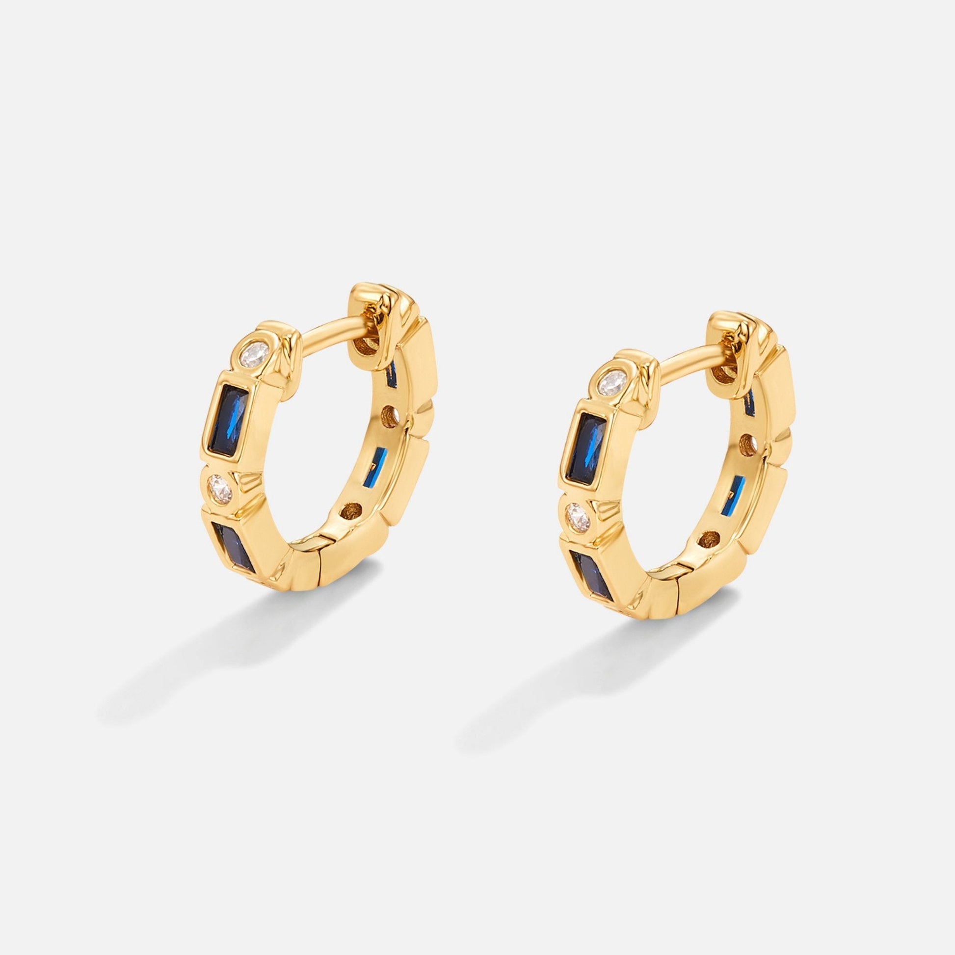 Royal Blue Adeline Crystal Earrings - My StoreEarrings